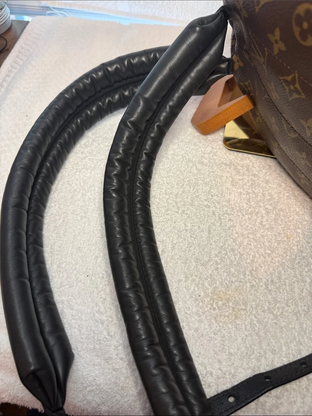Louis Vuitton Palm Springs Monogram Mini Backpack with Gold Hardware
